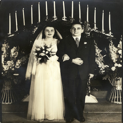 Mr. and Mrs. Kirkpatrick on Wedding Day 1946